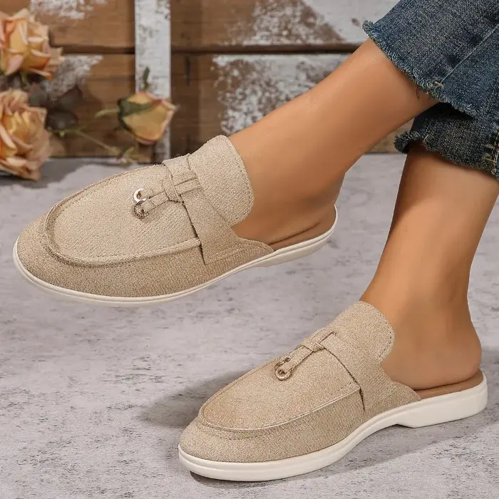 Lofu – chaussures rétro en flanelle douce pour femmes