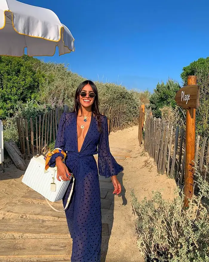 Melphieer 2025 Jacquard marine Robe de Plage longue plage couvrir femme maillots de bain Bikini tuni