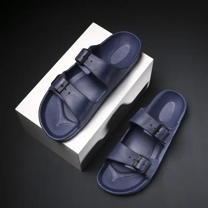 Pantoufles d'hiver chaudes unisexes à double face pour hommes et femmes, antidérapantes, pour l'inté