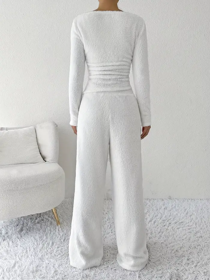 Ensemble de 2 pyjamas en polaire pour femmes