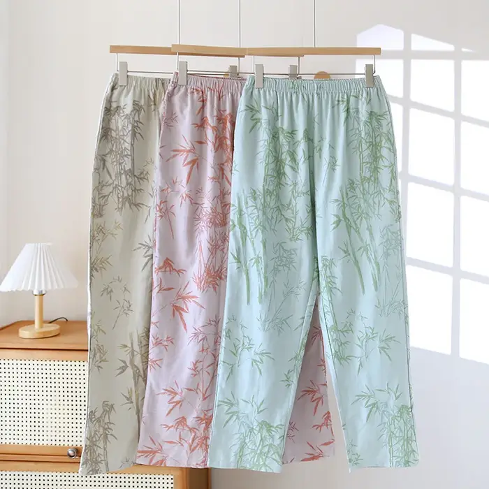 Pyjama de couchage en coton multicolore pour Couple