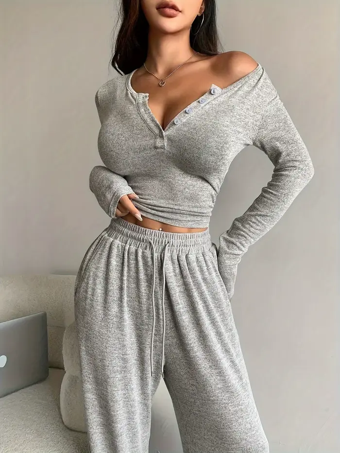 Pyjamas pour femmes hiver nuisette pour femme pyjama ensemble vêtements de maison