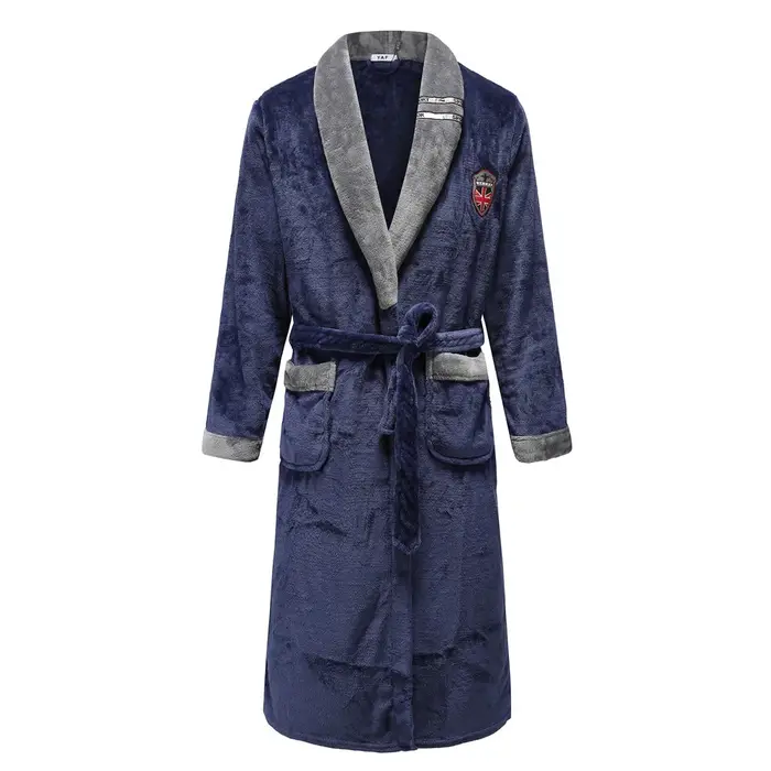 Robe de nuit en flanelle pour homme
