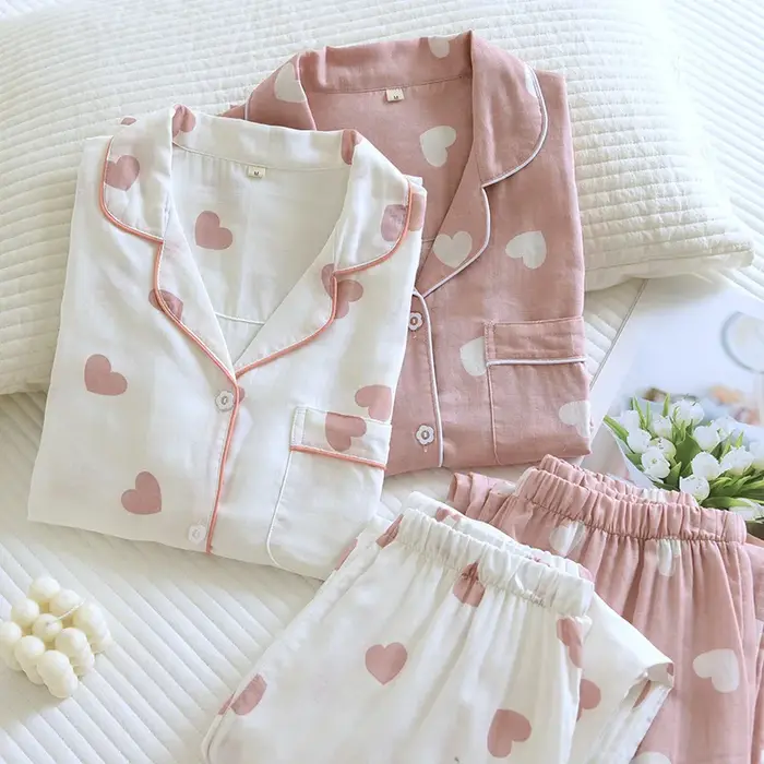 Pyjama imprimé de style ethnique pour femme
