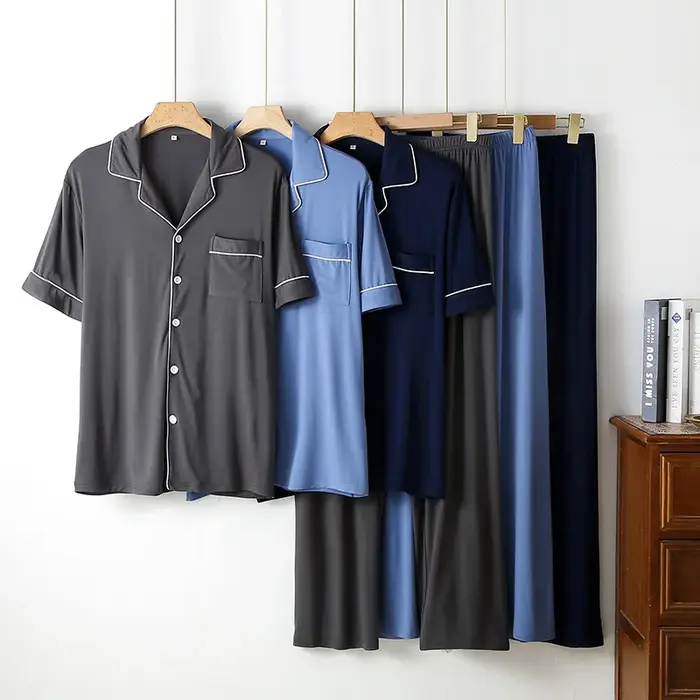 Pyjama Simple en bambou pour hommes