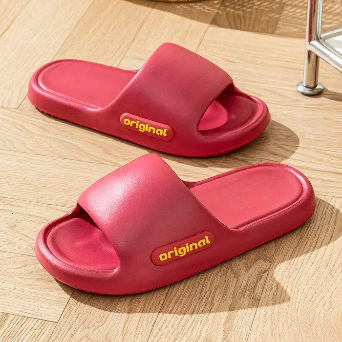 Chaussons d'été pour femmes, confortables, légers, mignons, roses, à semelle souple, tendance, antid