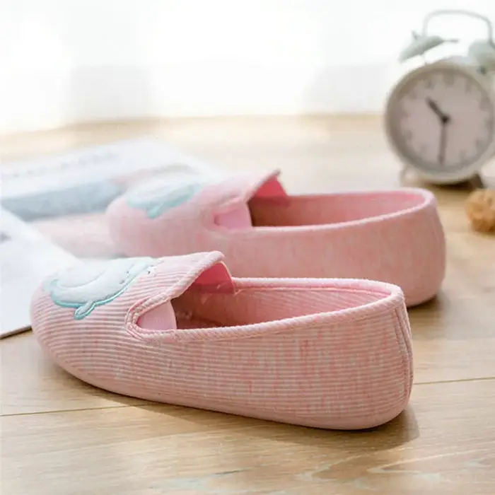 Pantoufles de dinosaures mignonnes pour la maison, en coton, antidérapantes, chaudes, pour filles et femmes, nouvelle collection printemps et automne