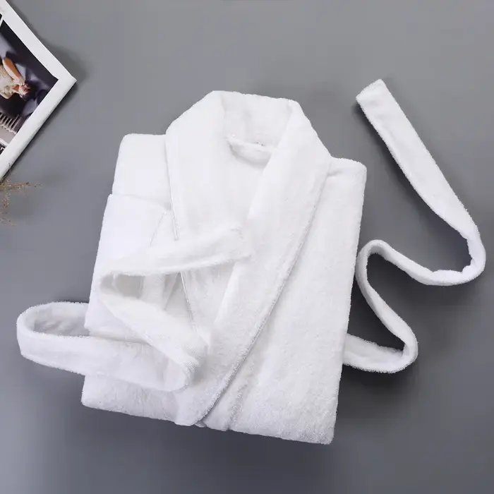 100% coton Terry serviette Peignoir Robe homme et femme Kimono Robe de chambre vêtements de nuit abs