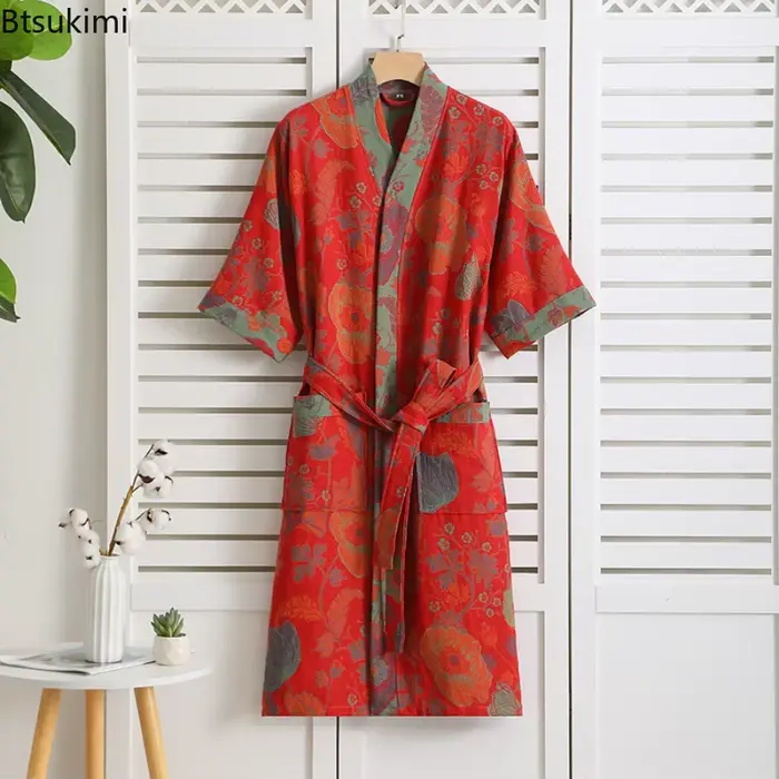 Robe de bain 100% coton pour femmes