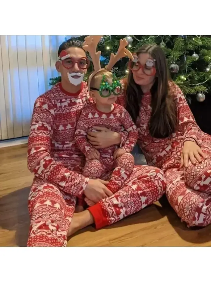 Ensemble pyjama de noël pour famille