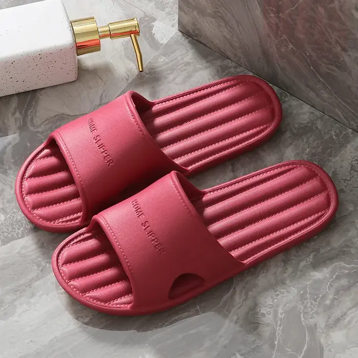 Chaussons pour femmes pour femmes été maison bain intérieur antidérapant maison salle de bain fond s