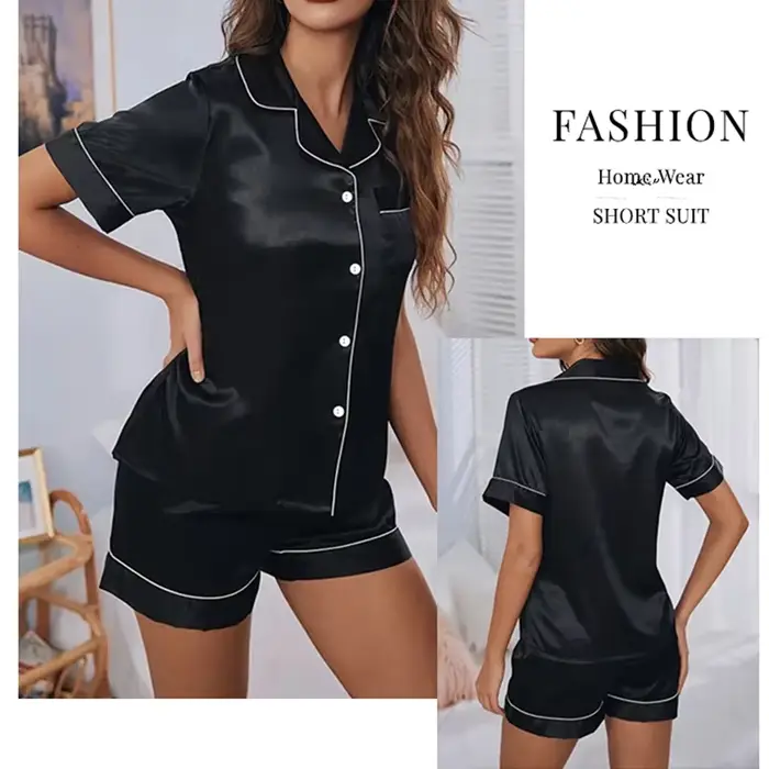 Femmes deux pièces Pj ensembles vêtements de nuit
