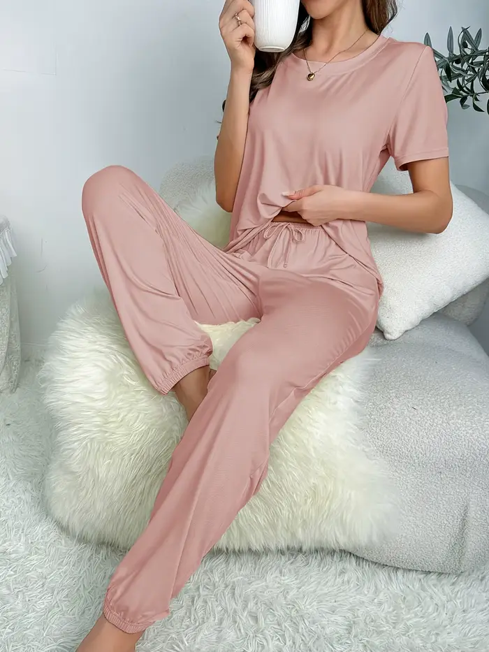 Pyjama à manches courtes pour femmes
