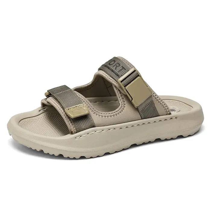 Nouveauté homme pantoufles léger marche demi-chaussures confortable hommes décontracté demi glisser 