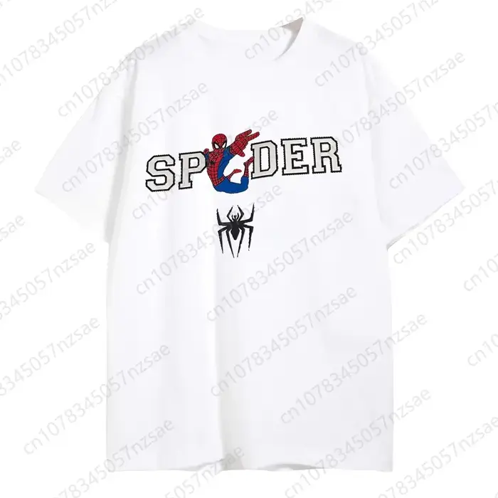 Nouvel ensemble pyjama assorti Spider & Gwen pour couples, collection été 2026 – T-shirt et short po