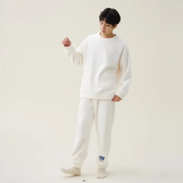 Ensemble de pyjamas en velours chaud pour hommes