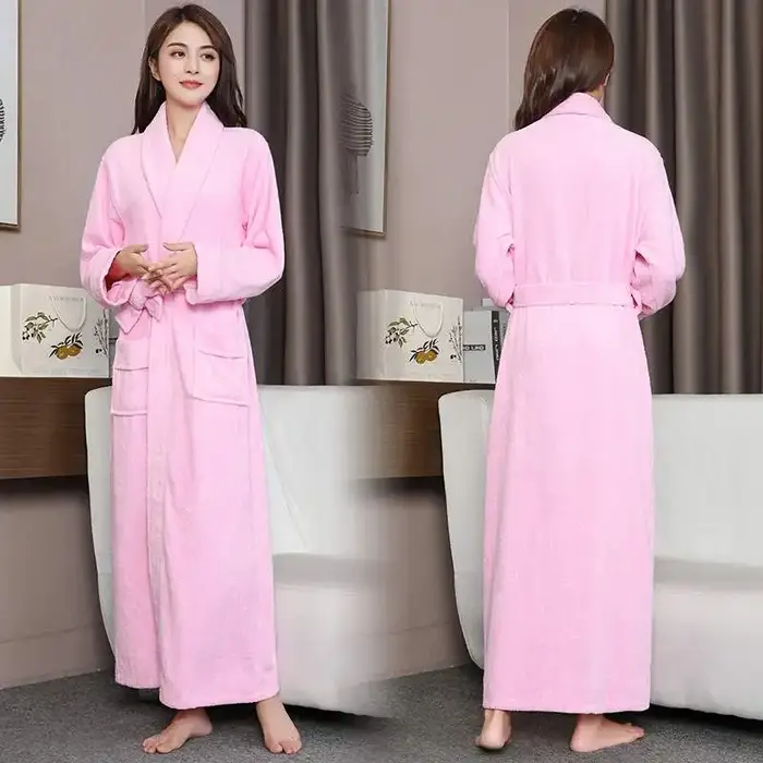 100% coton Robe éponge
