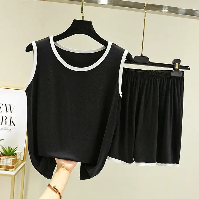 Pyjama d'été style sport pour femmes