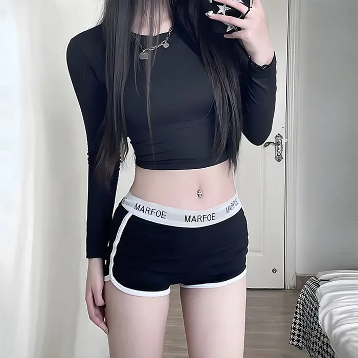 Culotte de sport confortable en coton pour femme