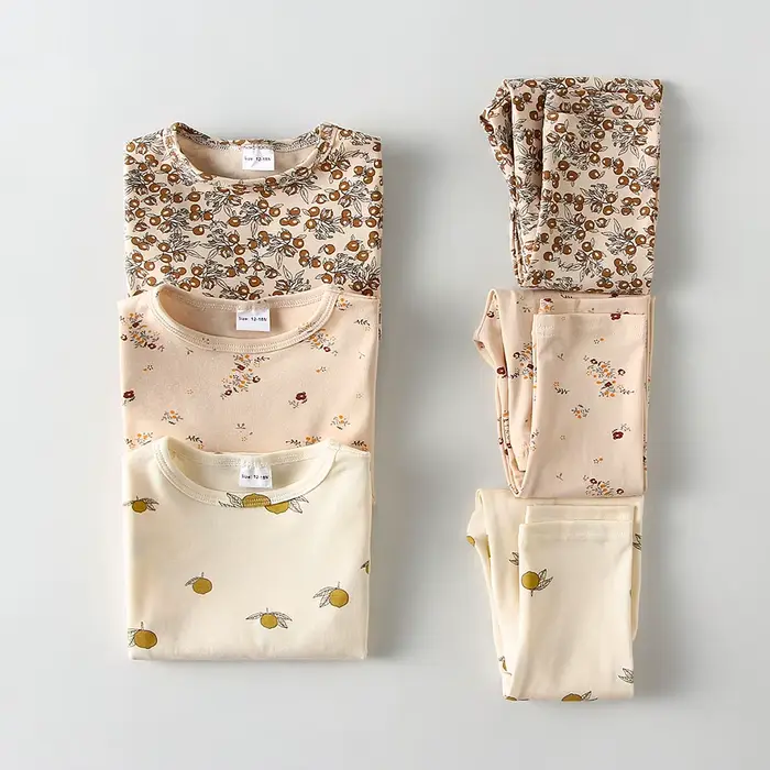 Ensemble de pyjamas à manches longues pour enfants