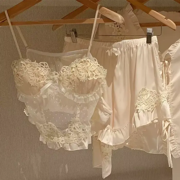 Ensemble pyjama 4 pièces pour femmes