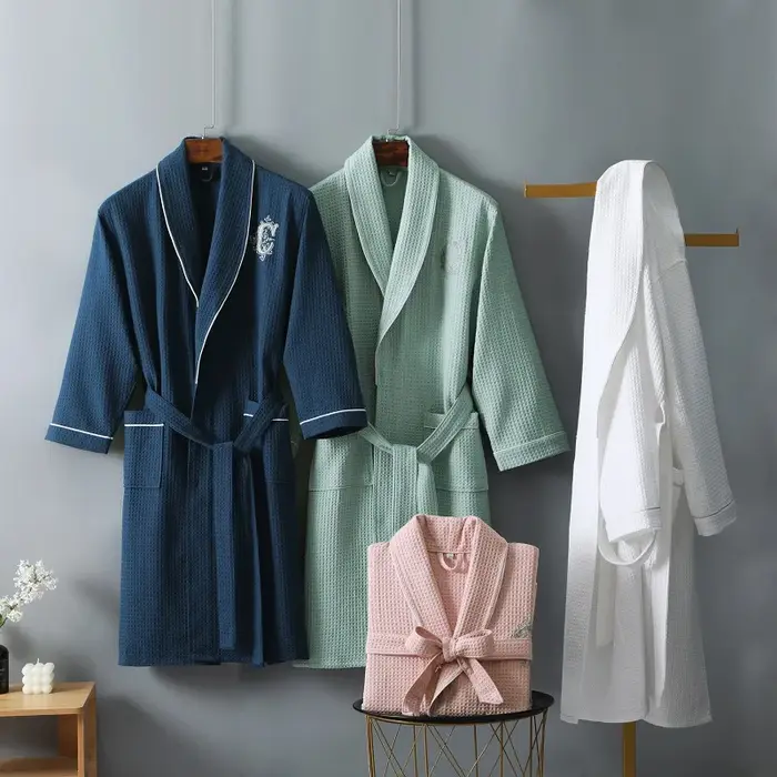 Peignoir en coton éponge pour hommes