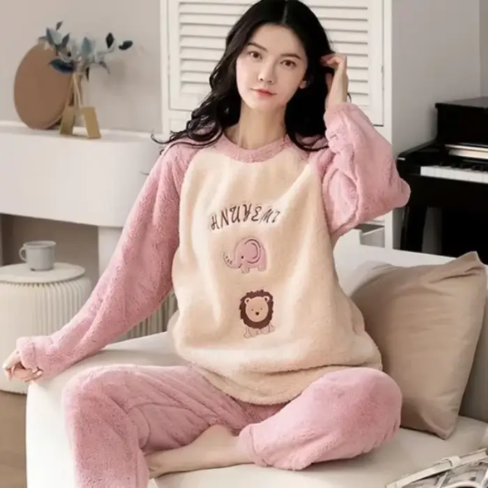 Vêtements de nuit chauds pour l'hiver
