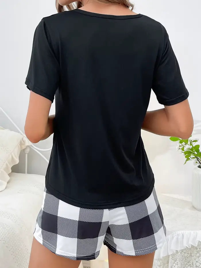 Ensemble pyjama deux pièces pour femmes