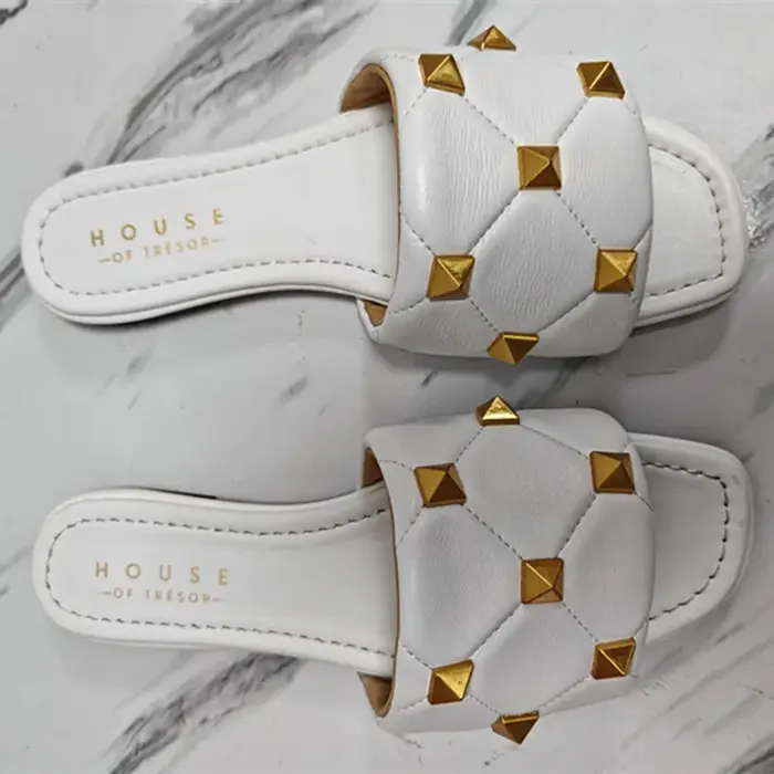 Pantoufles en peau de mouton pour femmes, sandales à talons bas, bout carré, à la mode, nouveauté, é