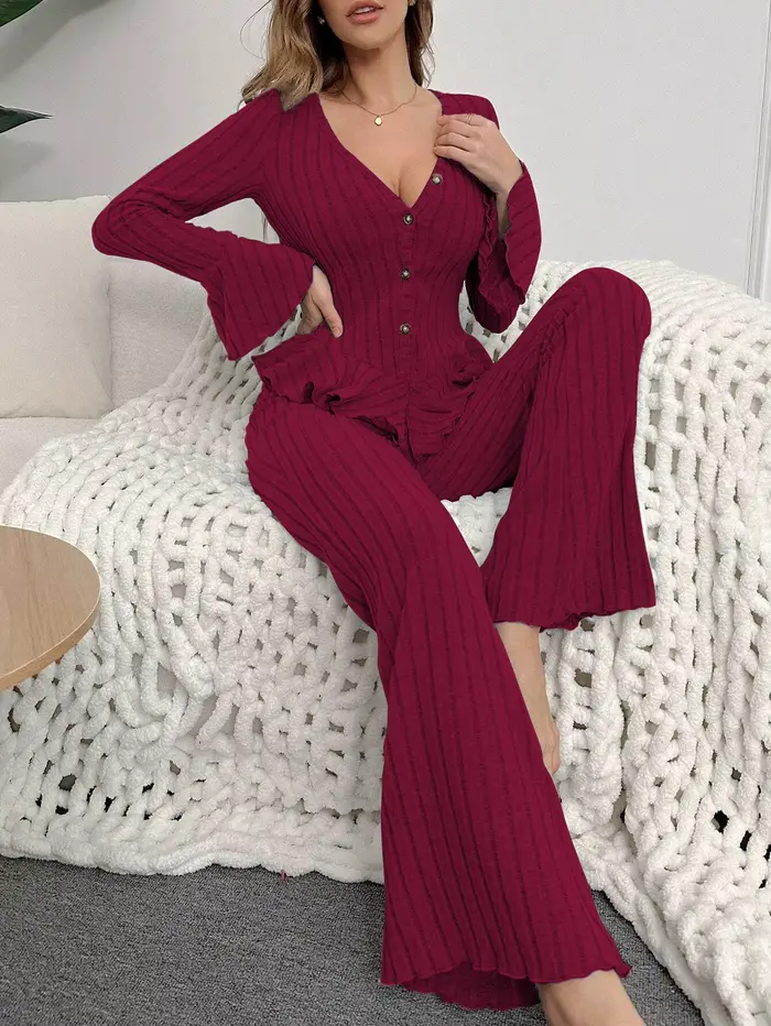Ensemble pyjama deux pièces pour femmes