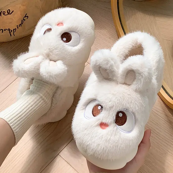 Pantoufles en coton pour femmes