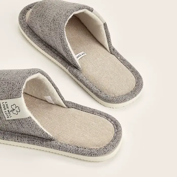 Pantoufles en lin pour hommes