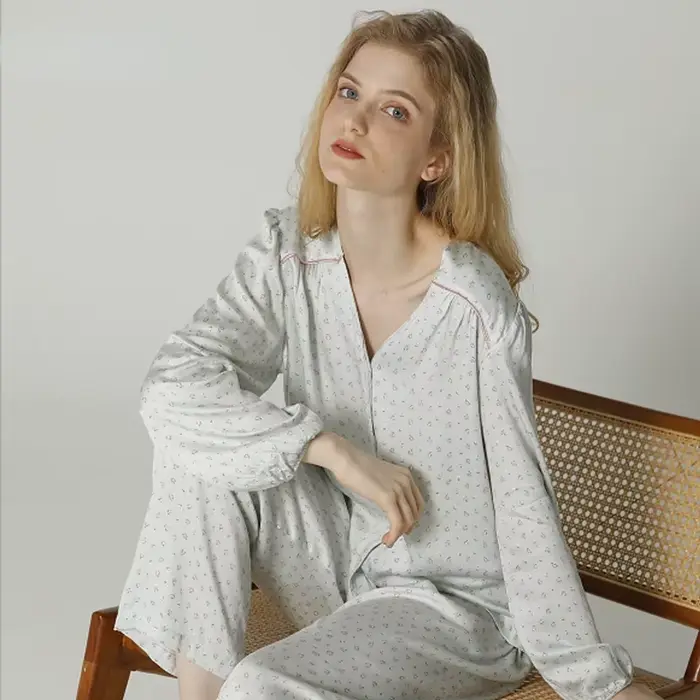 Pyjama Style palais rétro français pour femmes