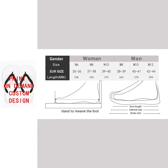 Pantoufles Personnalisées Imprimées à la Demande pour Homme et Femme, Chaussures Assorties avec Logo