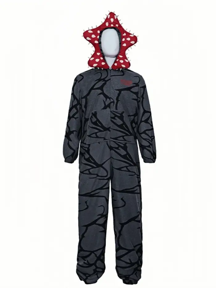 Pyjama à capuche de noël avec motif végétal Demogorgon, body de Cosplay drôle et mignon, pyjama d'hi