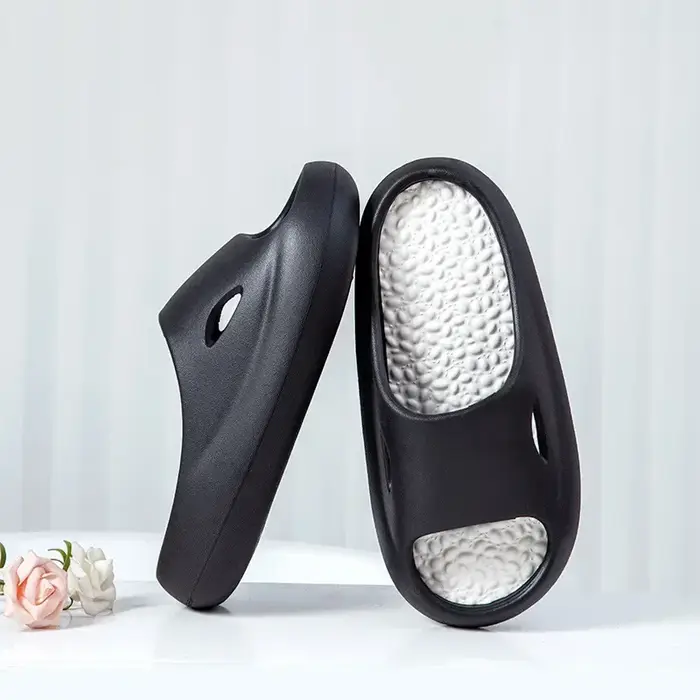 Pantoufles de Énergie pour Couple, Chaussures Antidérapantes à Semelle Optique de 5cm, Souples, à la