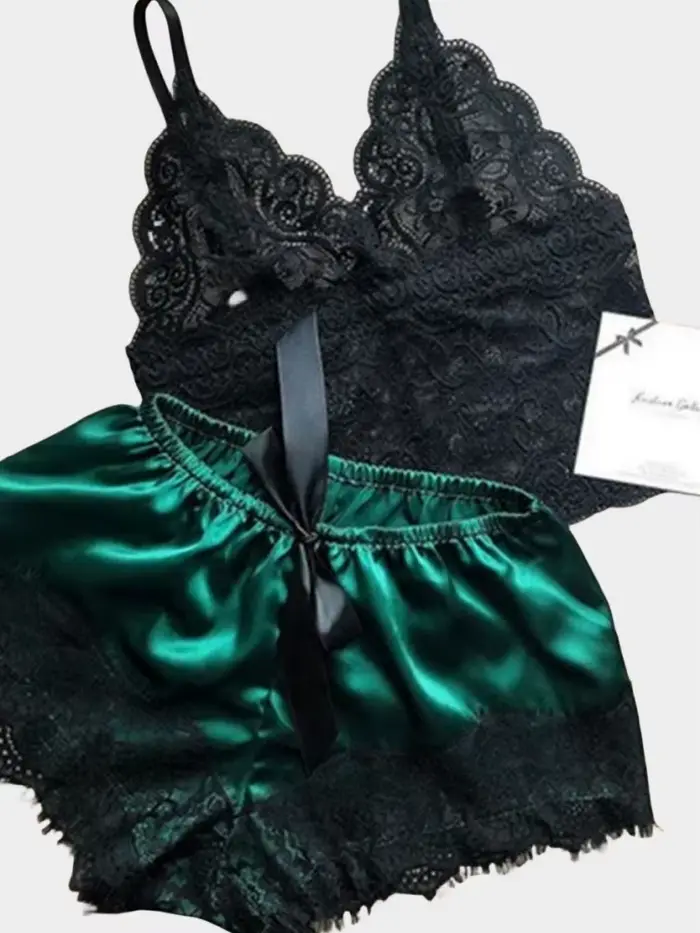 Ensembles de pyjama en dentelle pour femmes