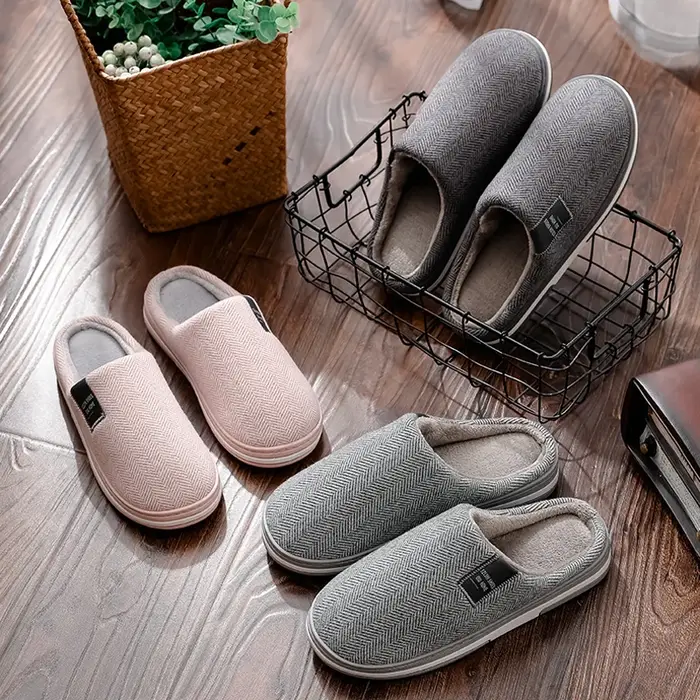 Chaussons d'intérieur unisexe