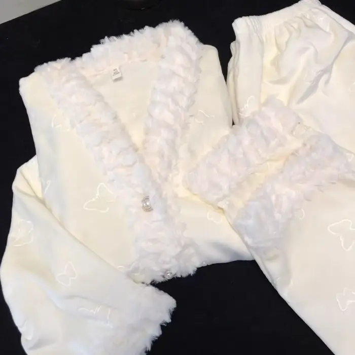 Pyjama en velours allemand pour femme