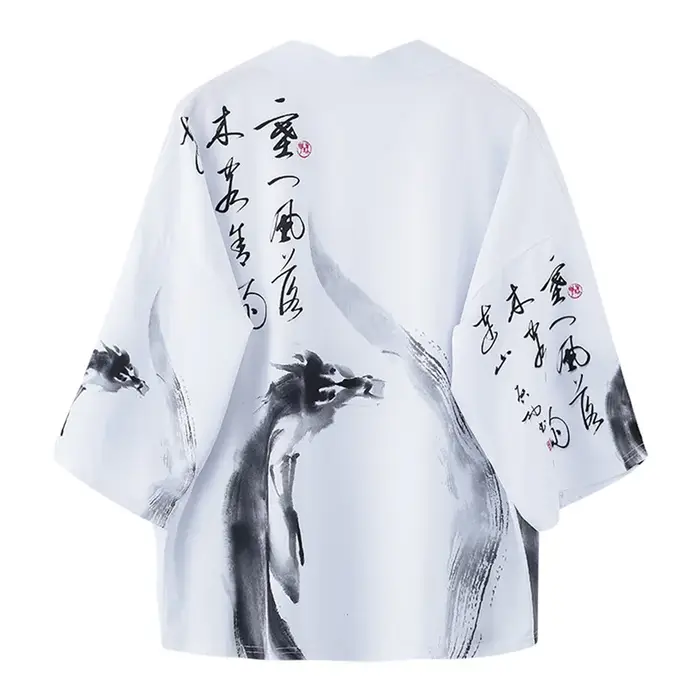 Kimono de Style traditionnel japonais Vintage pour hommes et femmes