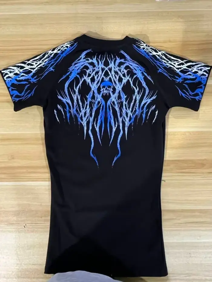 Breathedivinity Vêtements ajustés à haute élasticité - T-shirt de course et d'entraînement pour hommes