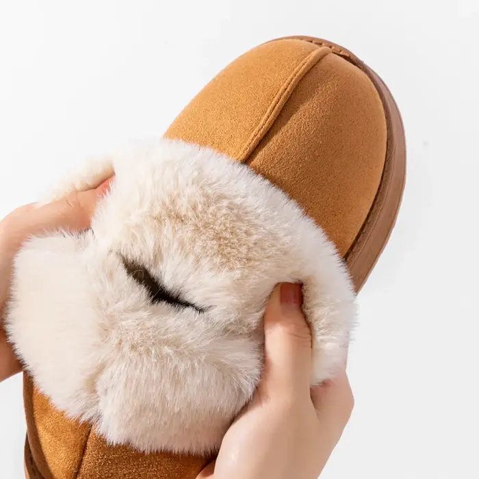 Pantoufles en coton pour femmes