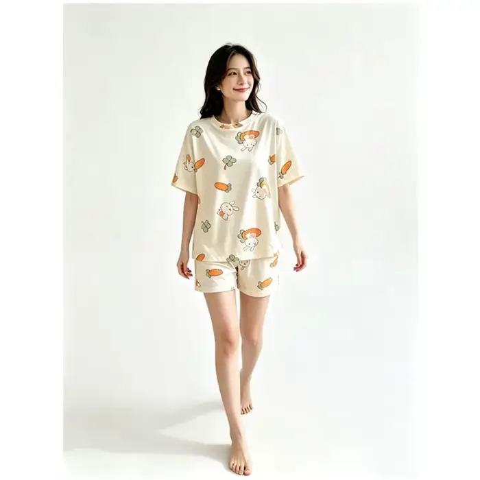 Pyjama décontracté imprimé pour femme