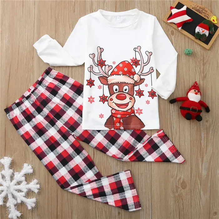 Pyjama de Noël à Manches sulfpour Bébé et Enfant