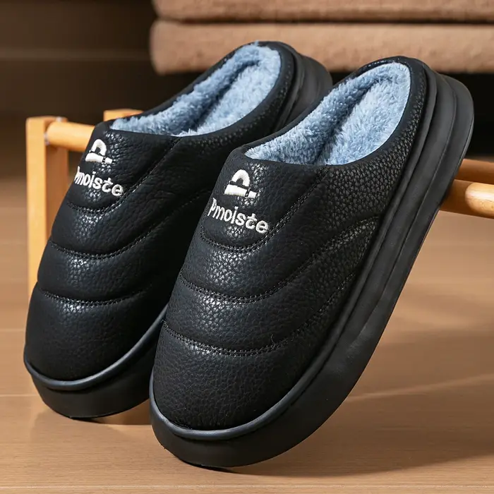 Pantoufle chaude pour hommes EVA mousse à mémoire de forme maison confortable coussin de créateur hiver chaussures d'intérieur de haute qualité