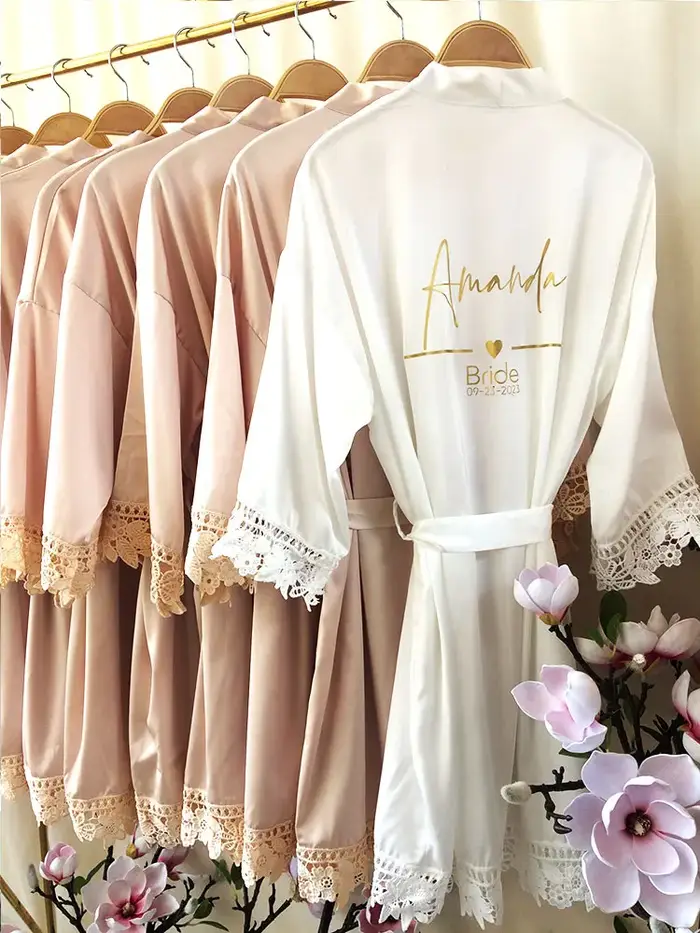 Robe de chambre personnalisée avec nom