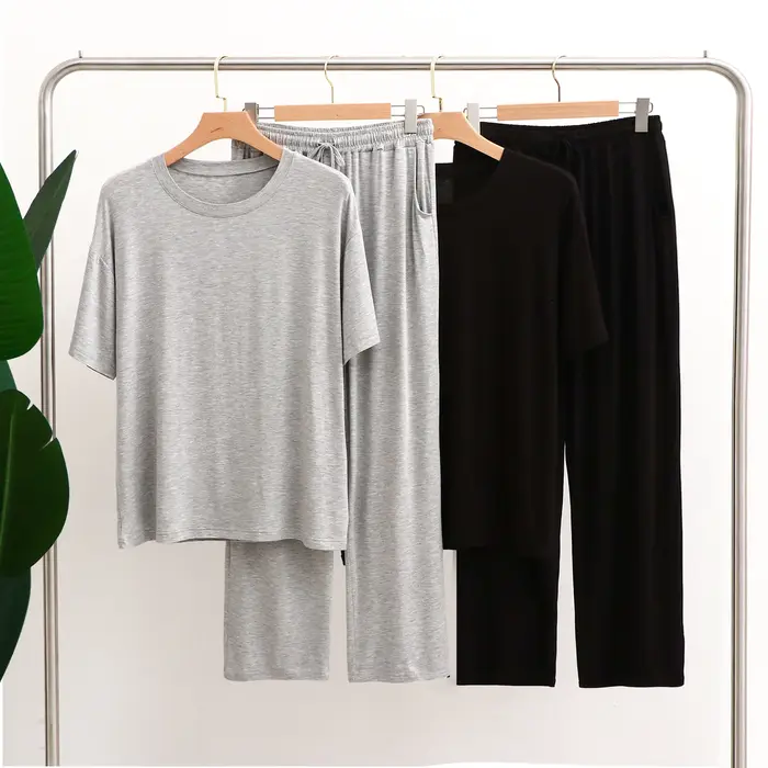 Pyjama à Manches Courtes pour Homme