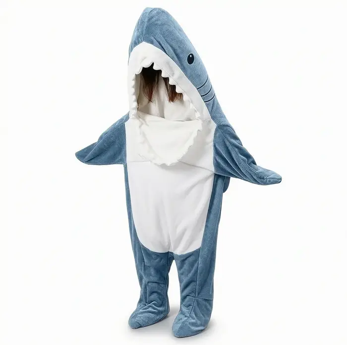 Pyjama Chaud Requin Une Pièce