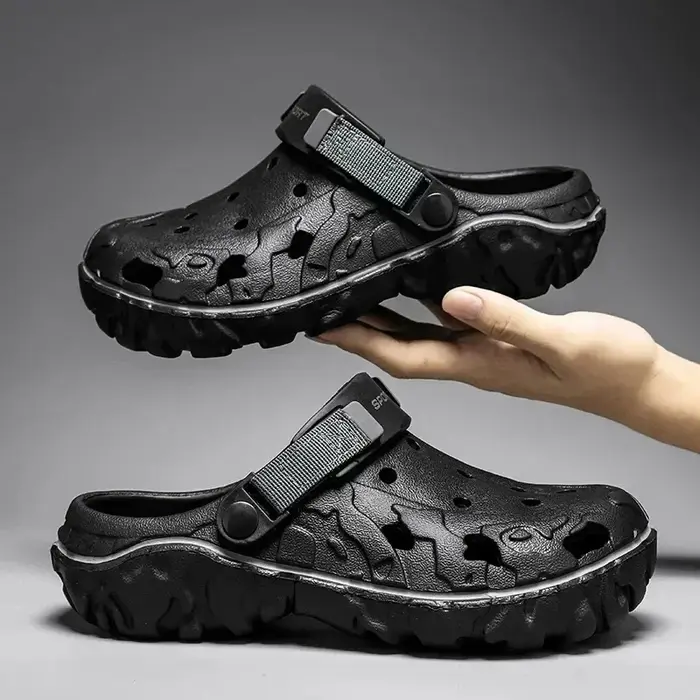 Grande taille 47 été hommes pantoufles mode extérieur jardin sabots