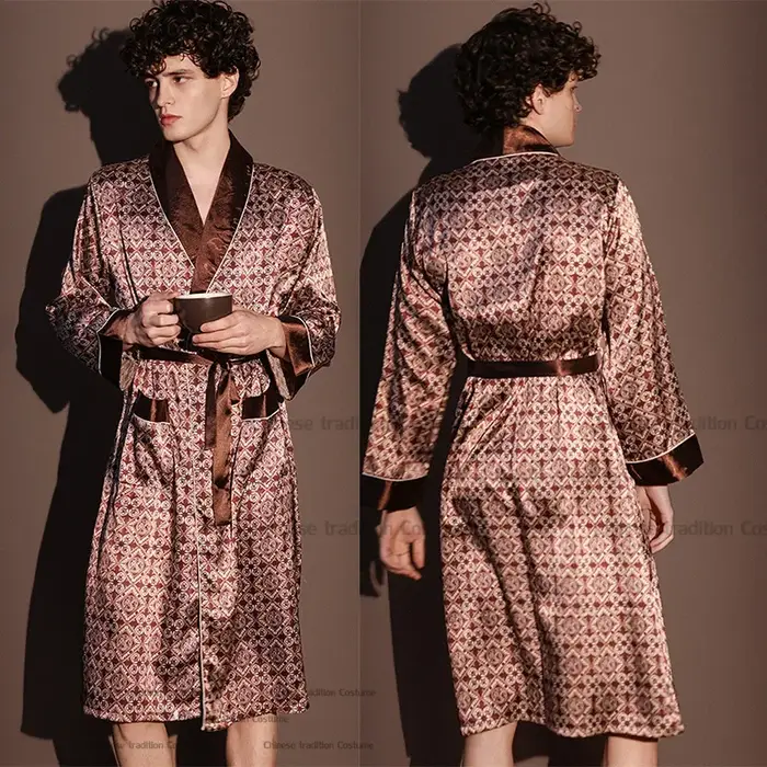 Peignoir d'été fin pour hommes